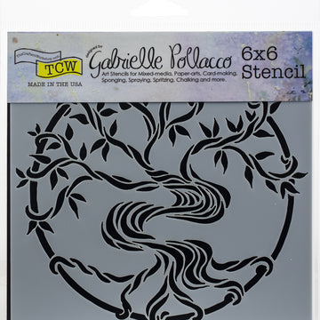 The Crafter's Workshop Crafter's Workshop Template 6"X6" - Mystical Tree