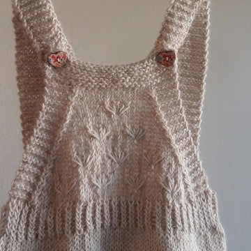 Dandelion Flower Pinafore Dress