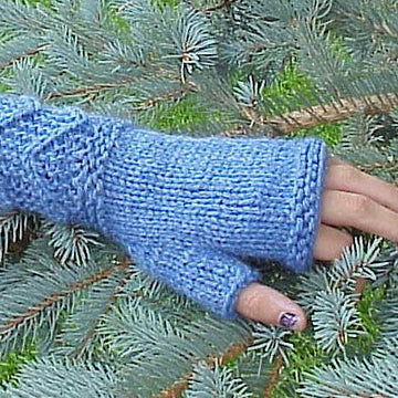 Zig 'n Zag Fingerless Mitts