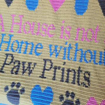 Paw Prints Dog Blanket