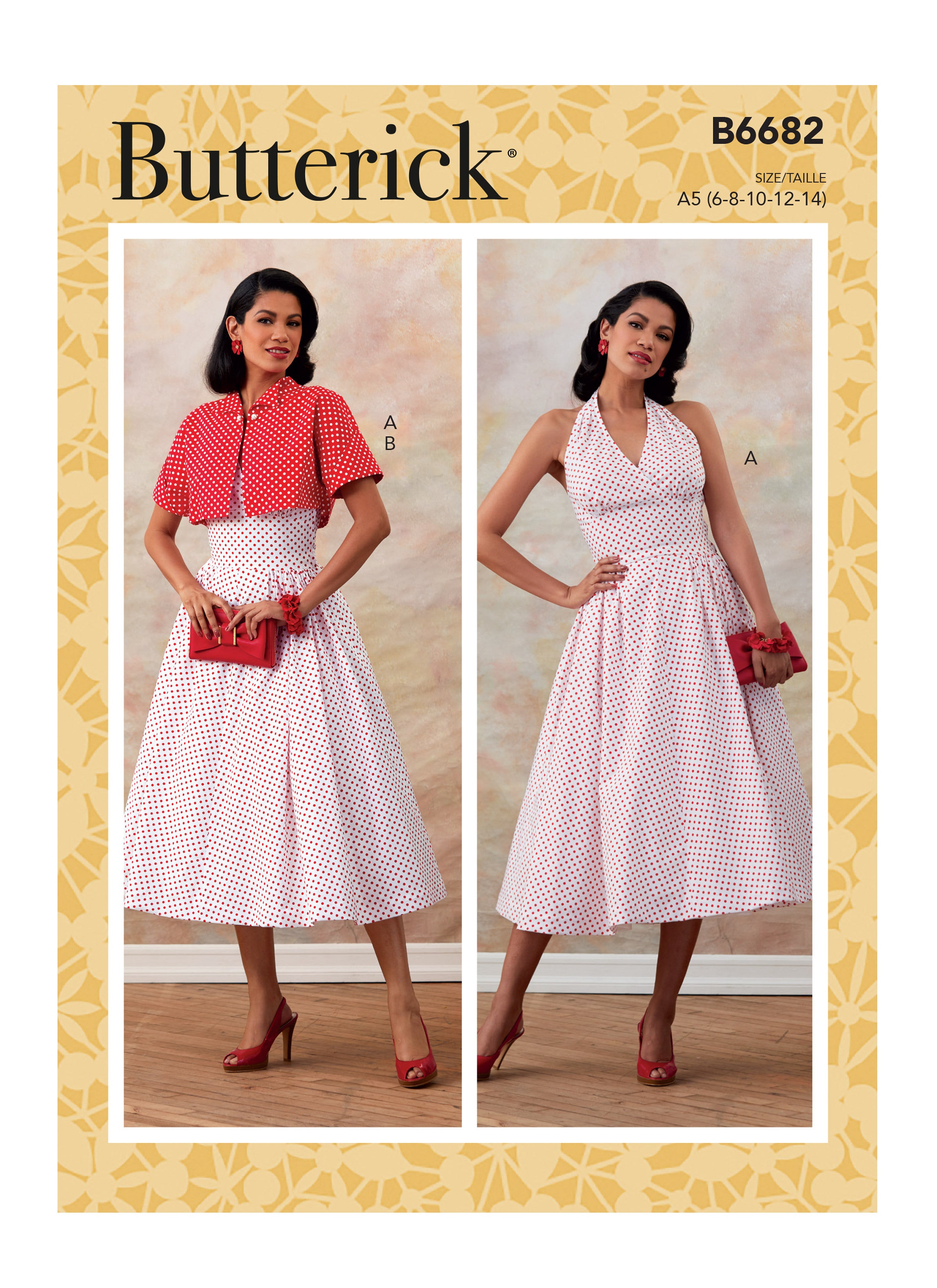 Butterick Misses' Dress and Jacket B6682 - Sewing Pattern