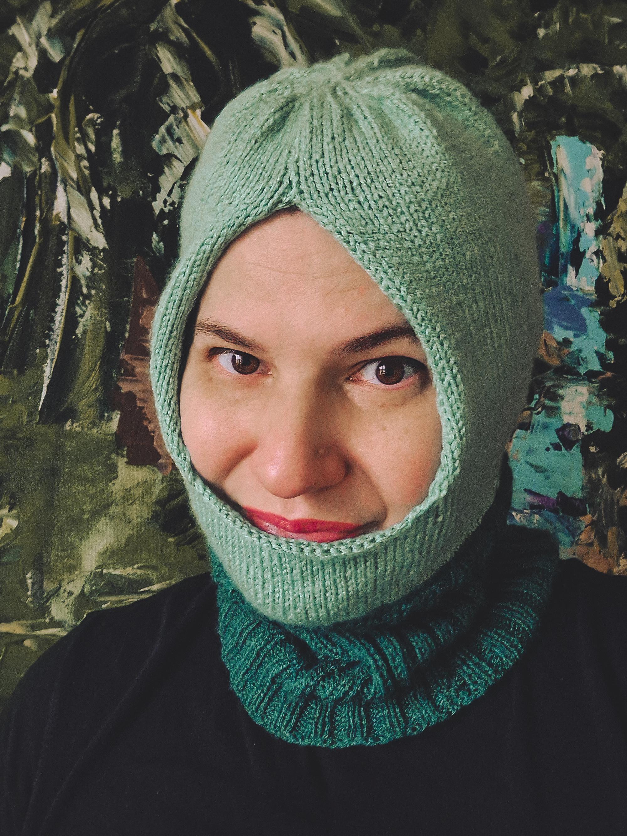 TRU balaclava for DK yarn