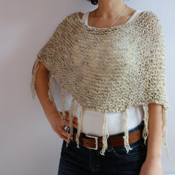 Fringed Capelet