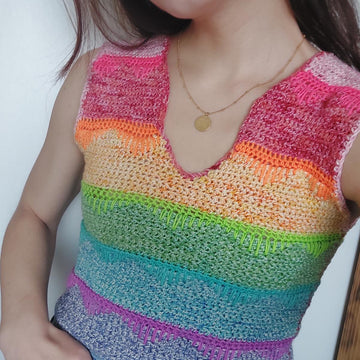 Striped vest
