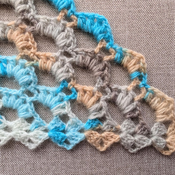 4 in 1: Triangle Crochet Shawl #107