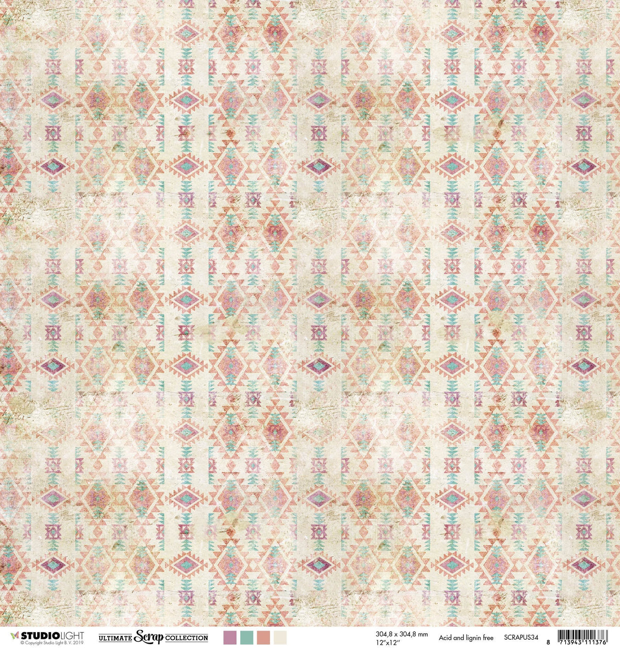 Studio Light Ultimate Scrap Collection Double-Sided Cardstock 12"X12" 10/Pkg - NR. 34