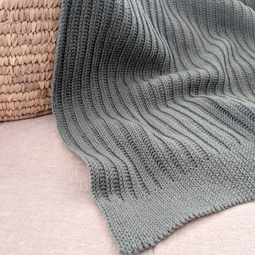 Laurel Knit-Look Blanket
