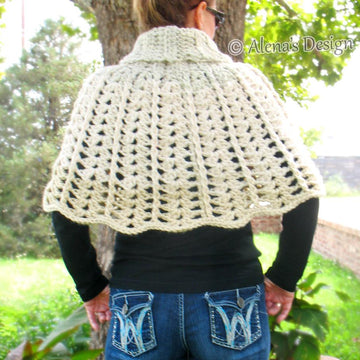 Chic Rose Poncho