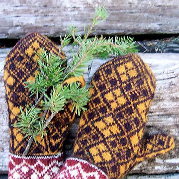 Argyle Mittens