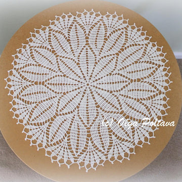 Spring Leaves Doily