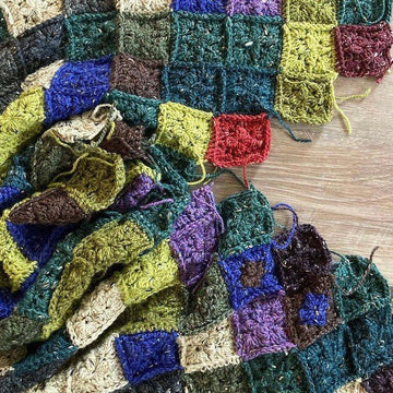 Quilted Crochet Temperature Blanket