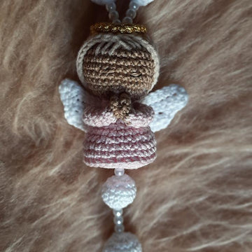 Rosary with angel_wall decor