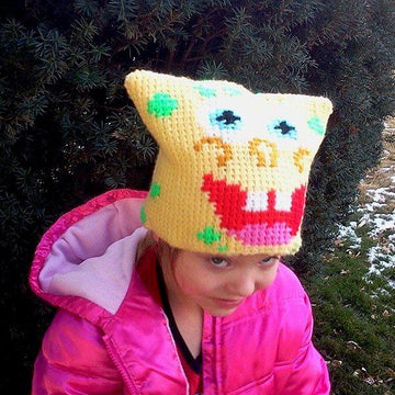 Graphed Beanie - SpongeBob Inspired
