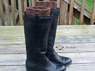 Mock Cable Boot Cuffs