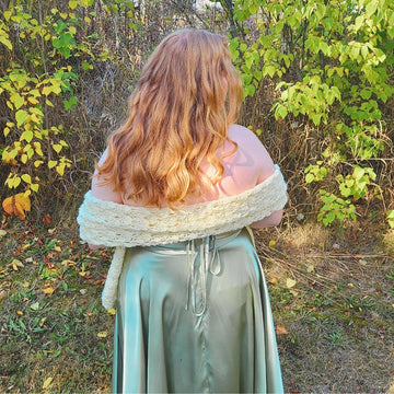Shell Stitch Wedding Shawl