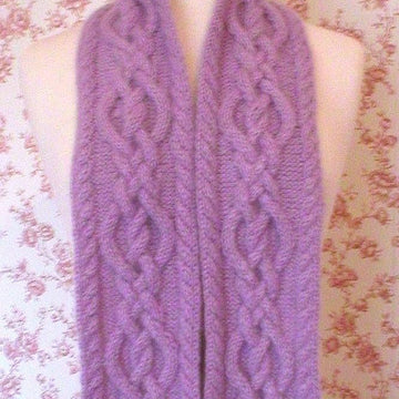 Double Knot Cable Scarves