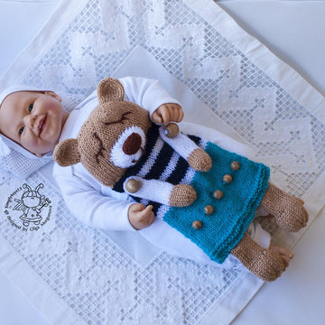 Bunting Blanket Bear toy