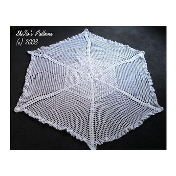 Cascade Shawl Afghan Crochet Pattern #97