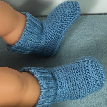 Baby Simple Circular Booties