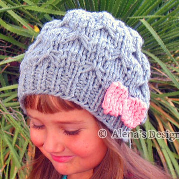 Hat with Pink Bow