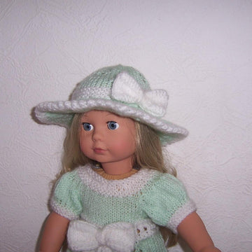 Mint Dress and Hat