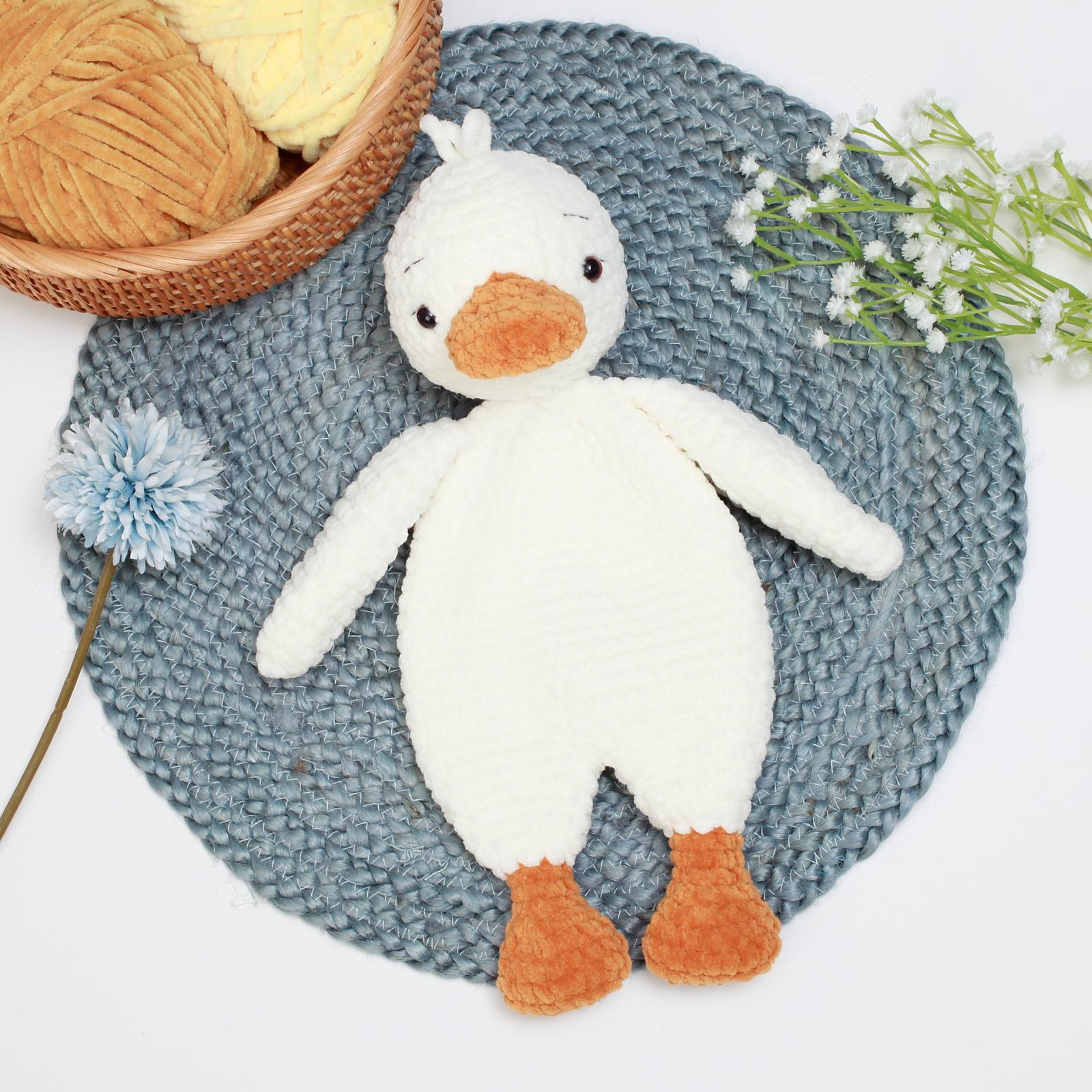 Duck snuggler crochet pattern