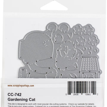 CottageCutz Dies - Gardening Cat 2.6"X2.7"