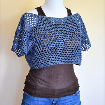 Honeycomb Mesh T - Easy Crochet Pattern