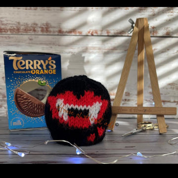 Vampiress Chocolate Orange Cover Knitting Pattern