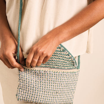 Pelican Bag in Rowan Creative Linen - Downloadable PDF