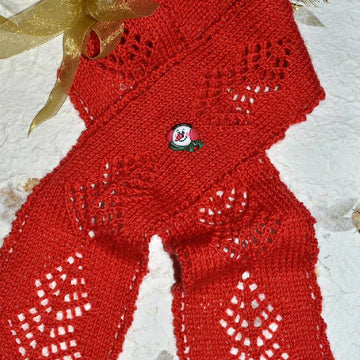 Two Doggie Christmas Scarves