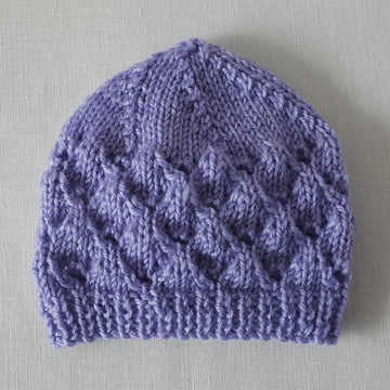 Libby - babies lace stitch hat
