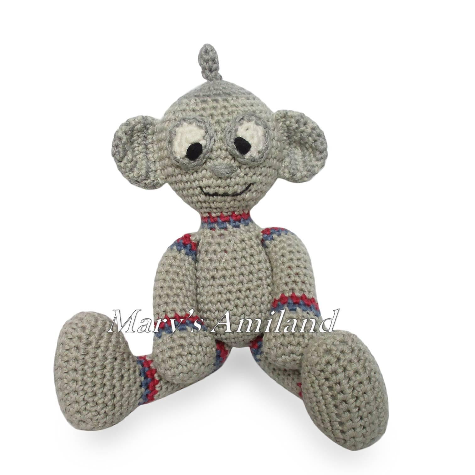 H-4WI Robot The Ami - Amigurumi Crochet Pattern