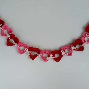 Upcycled Heart Garland
