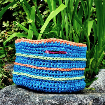 Raffia Basket with Handles