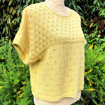 Oversized Eyelet Top