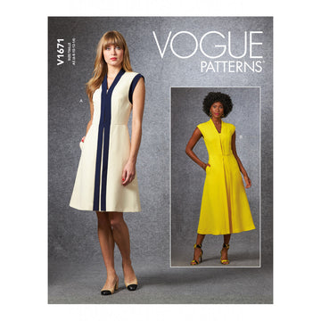 Vogue Misses' Dress V1671 - Sewing Pattern