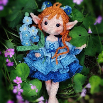 Forget-me-not doll