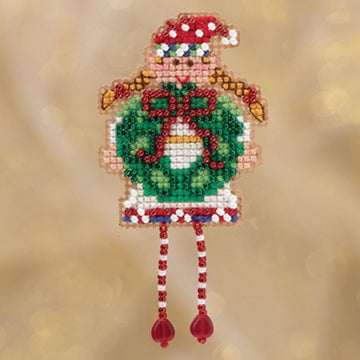 Mill Hill Holli ElfÿOrnament Cross Stitch Kit - 1.75in x 2.25in