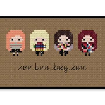 BLACKPINK - Playing With Fire Bite Size - PDF Cross Stitch Pattern