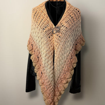 Flat Triangular Scarf "Gaia"