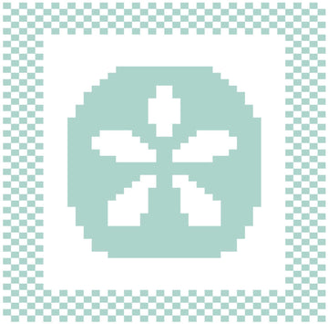 Sand Dollar Dishcloth