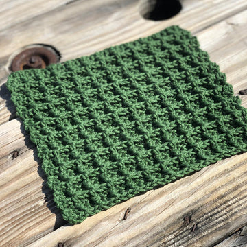 Waffle Cloth - Crochet Dish Cloth