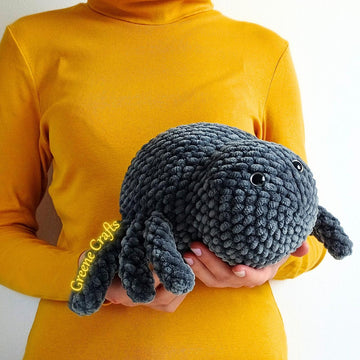 No Sew Spider Crochet Pattern for Beginners - Plush Toy for Halloween