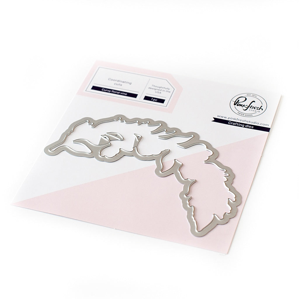 Pinkfresh Studio Die - Curvy Floral Vine