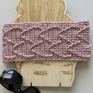 Elegant Hearts Crochet Headband