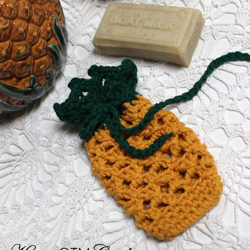 Pineapple Soap Bag