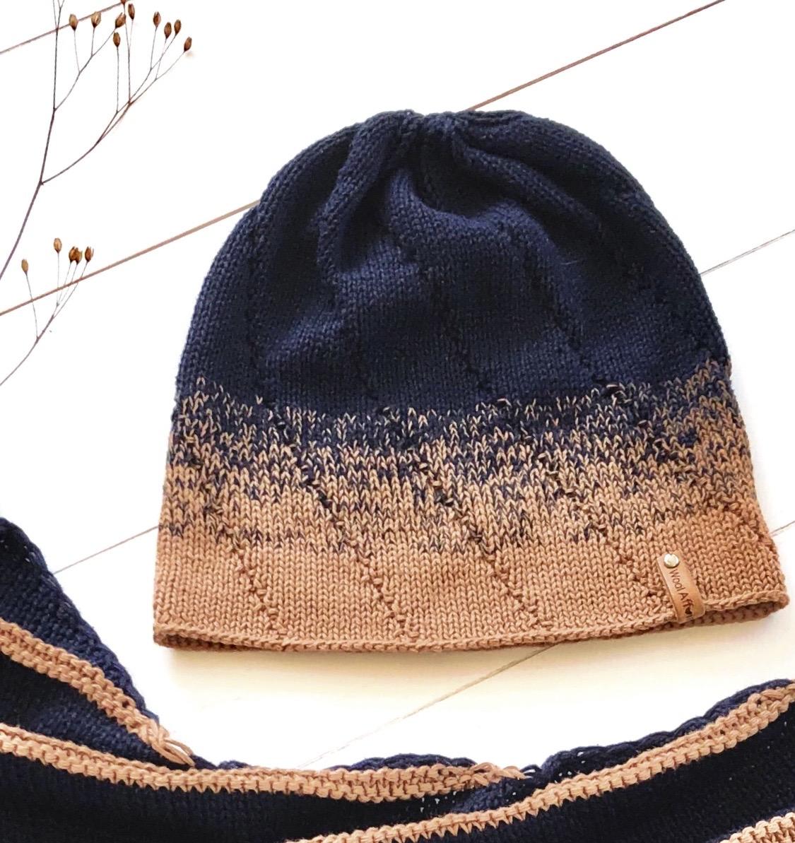 Mütze LIMON mit Bommel oder Beanie - 2in1 - No.183