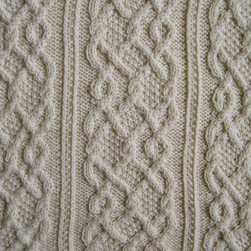 Trail Cabled Stole Shawl Scarf