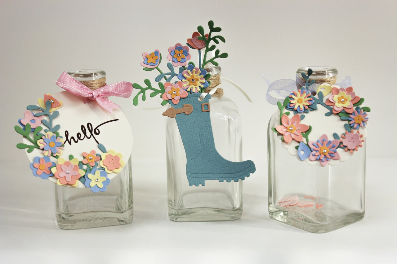 Sizzix Thinlits Dies By Olivia Rose - Rain Boot Planter